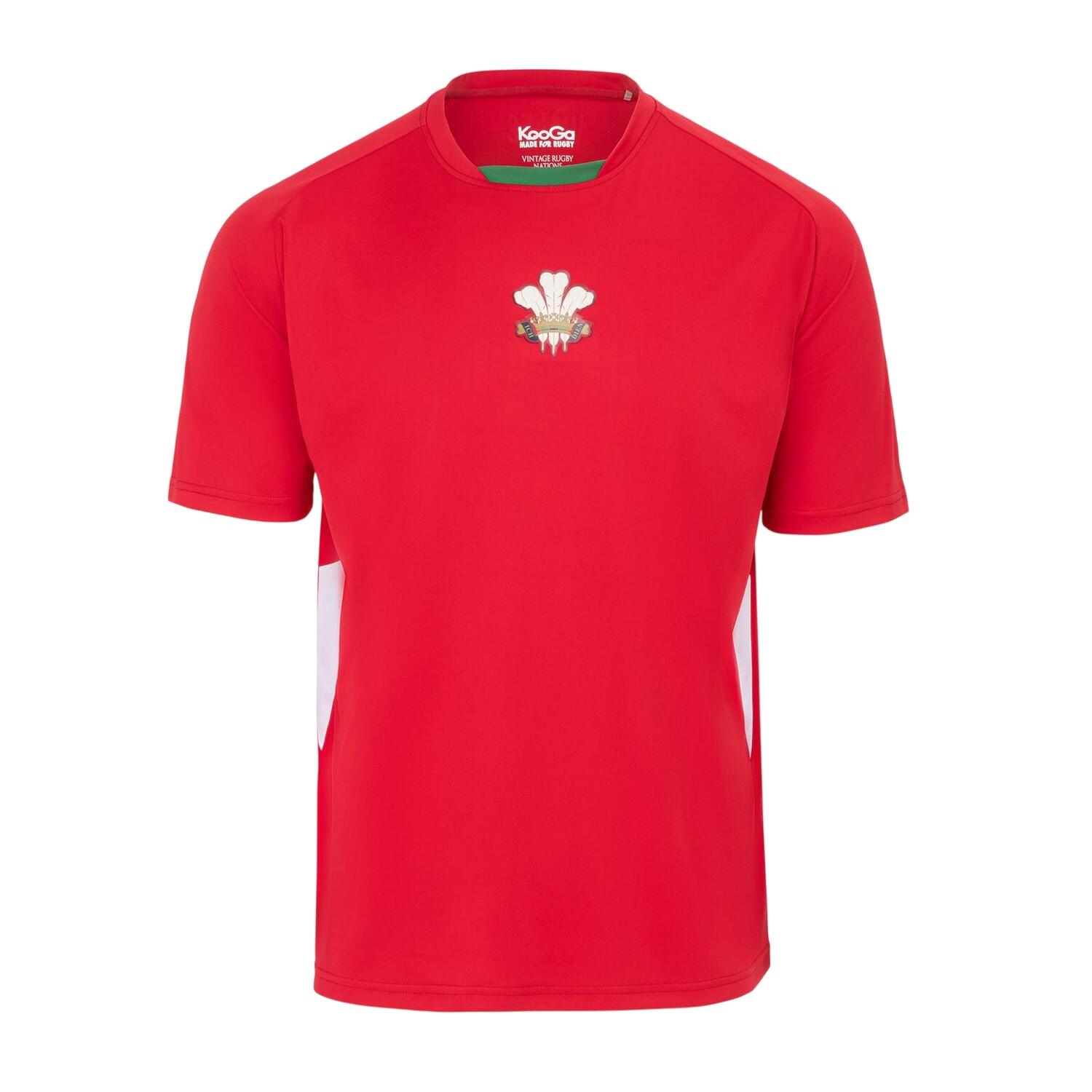 KooGa Mens Wales RU Jersey Regular T-Shirt