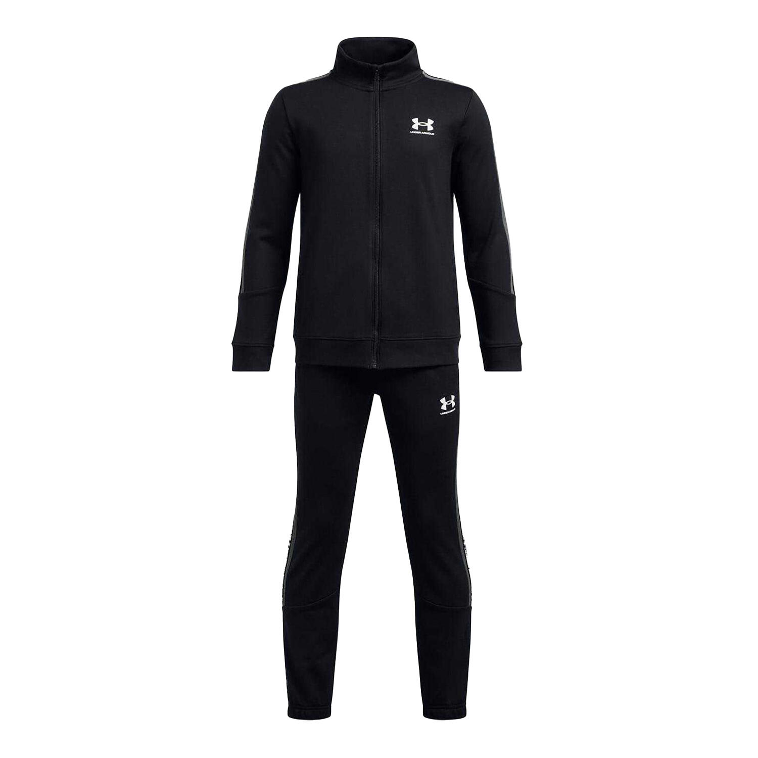 Under Armour Boys Icon Funnel Neck Long-Sleeved Tracksuit Set