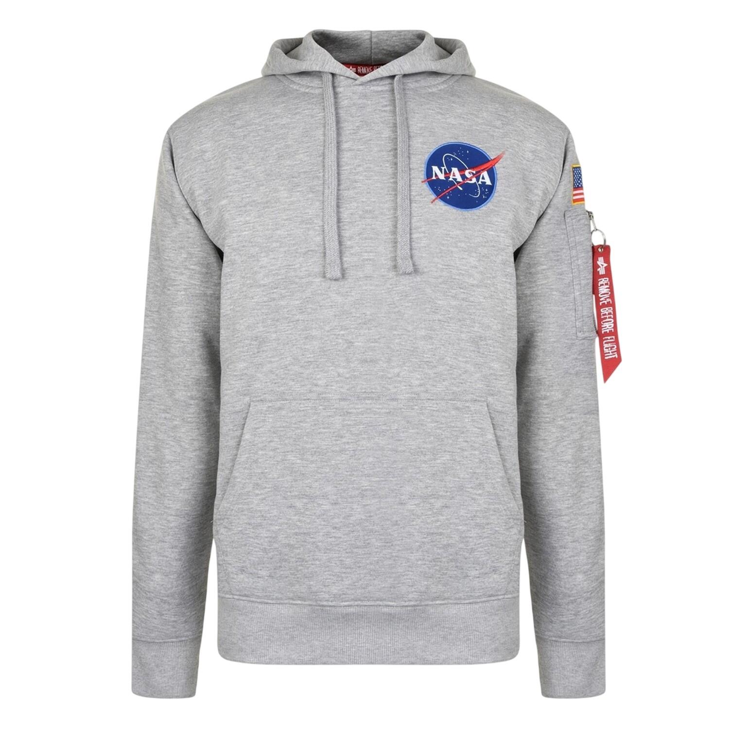 NASA Mens Space Shuttle Cotton Blend Hoodie