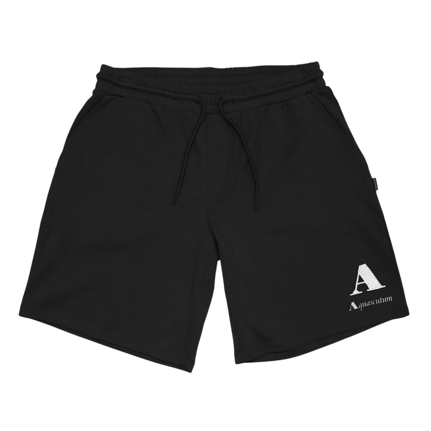 Aquascutum Mens Fleece Logo Sweat Shorts