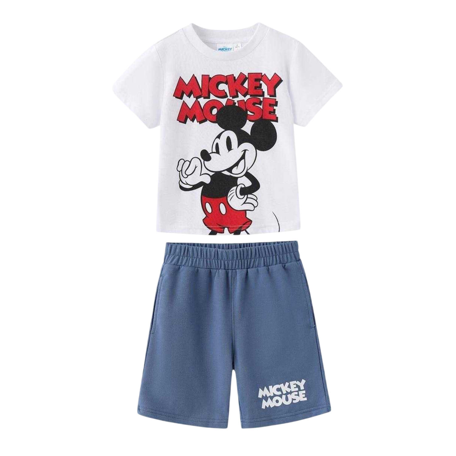 Disney Childrens/Kids Mickey Mouse Printed T-Shirt & Shorts Set