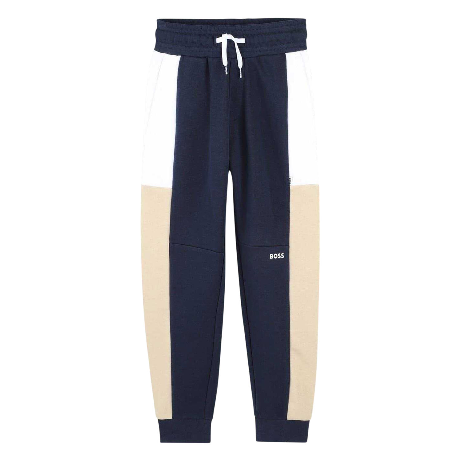 Boss Childrens/Kids Colour Block Jogging Bottoms