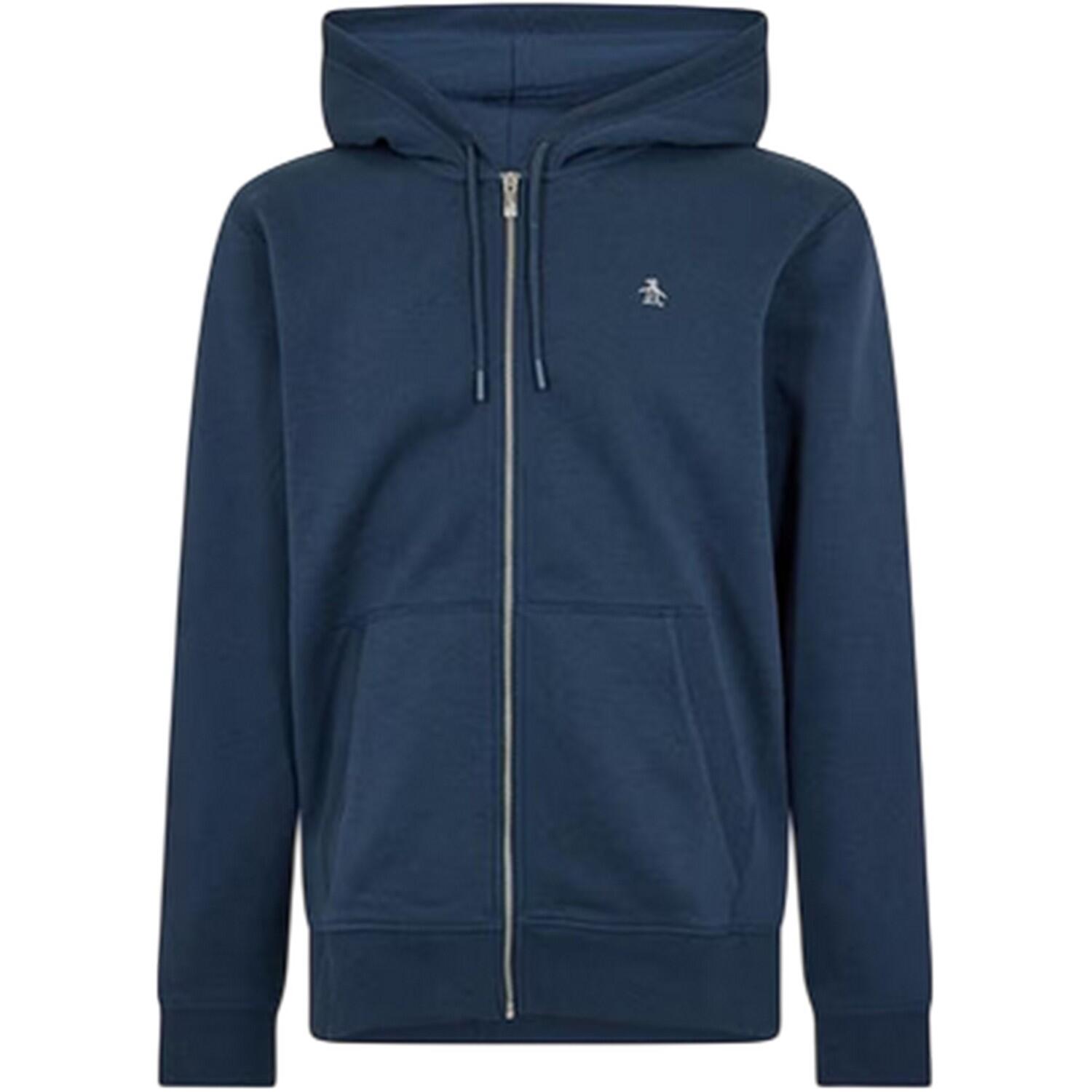 Original Penguin Mens Cotton Long-Sleeved Full Zip Hoodie