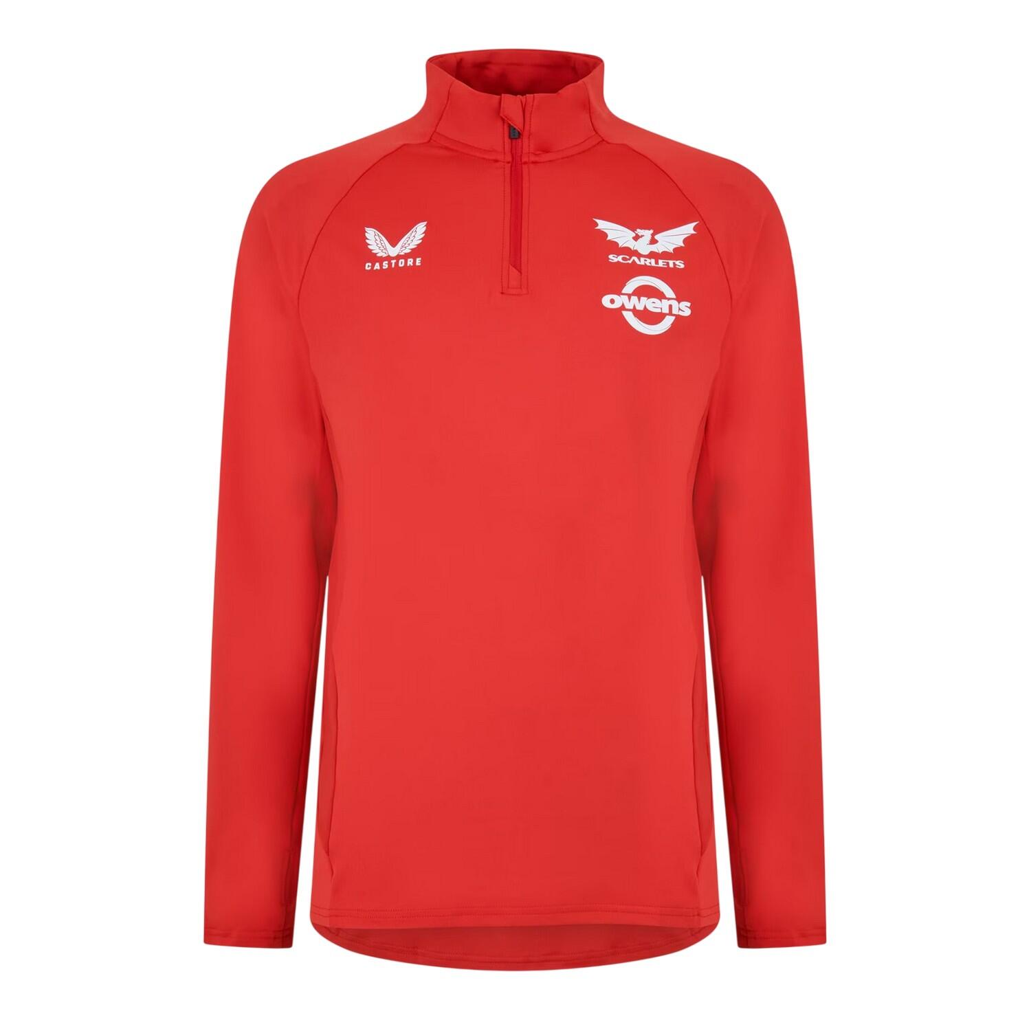 Castore Unisex Adult 2024/25 Scarlets Logo Midlayer