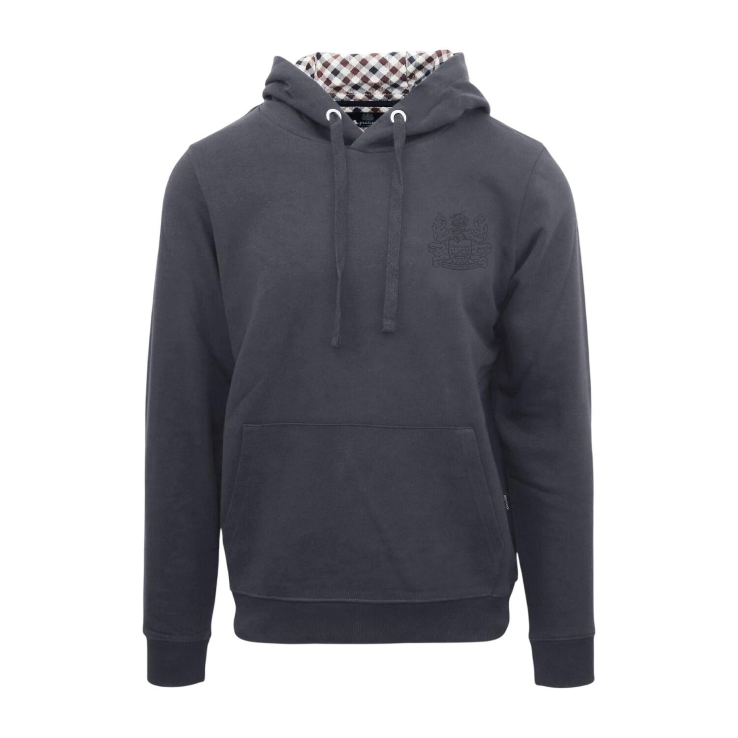 Aquascutum Mens Logo Hoodie