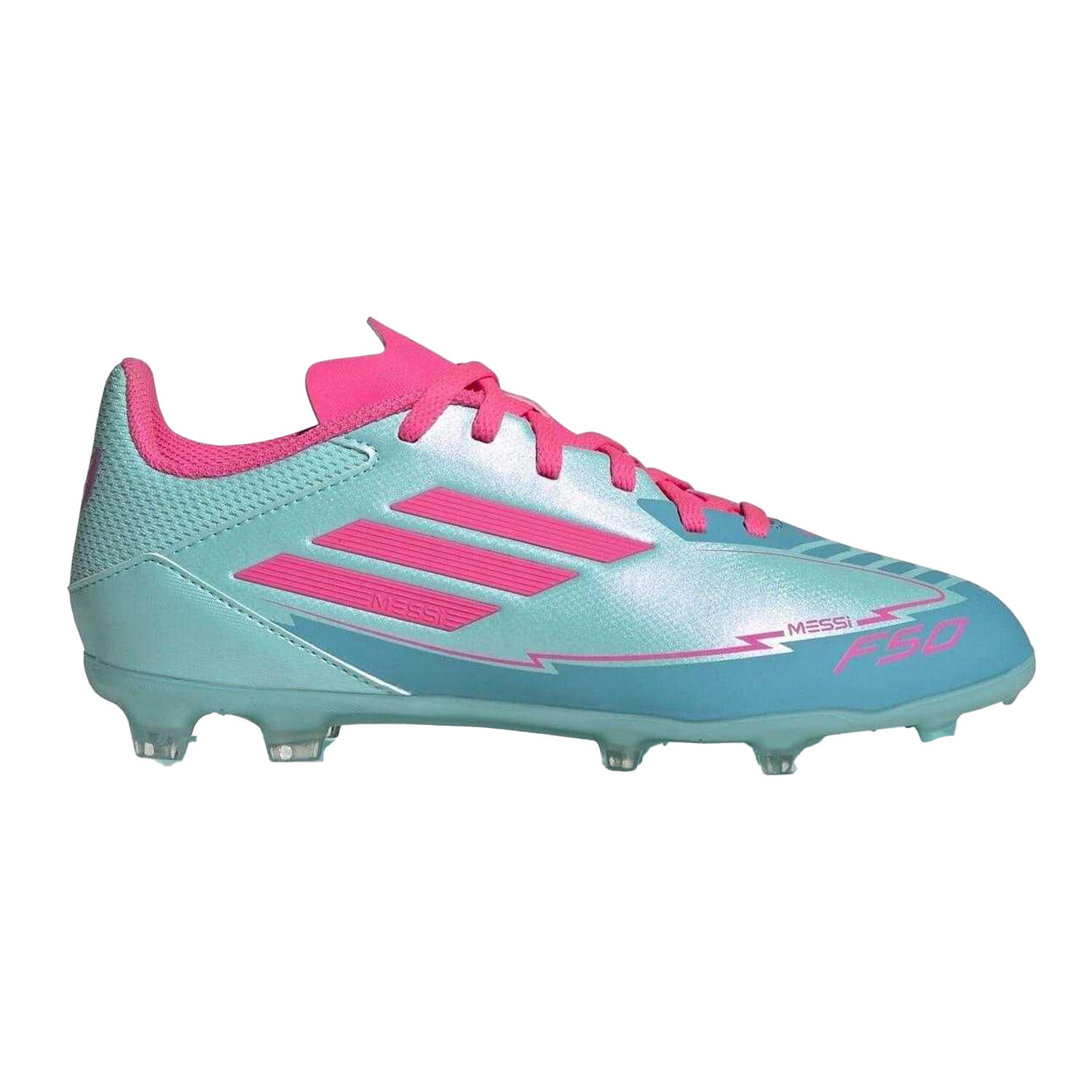 Adidas Childrens/Kids Messi F50 3 Stripes Firm Ground Football Boots