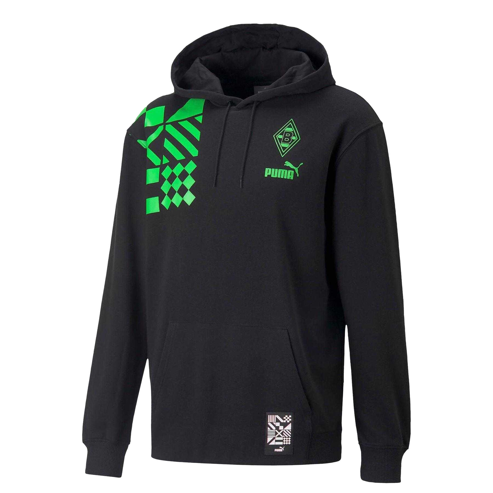 Puma Mens Borussia Monchengladbach FC Drawstring Hoodie