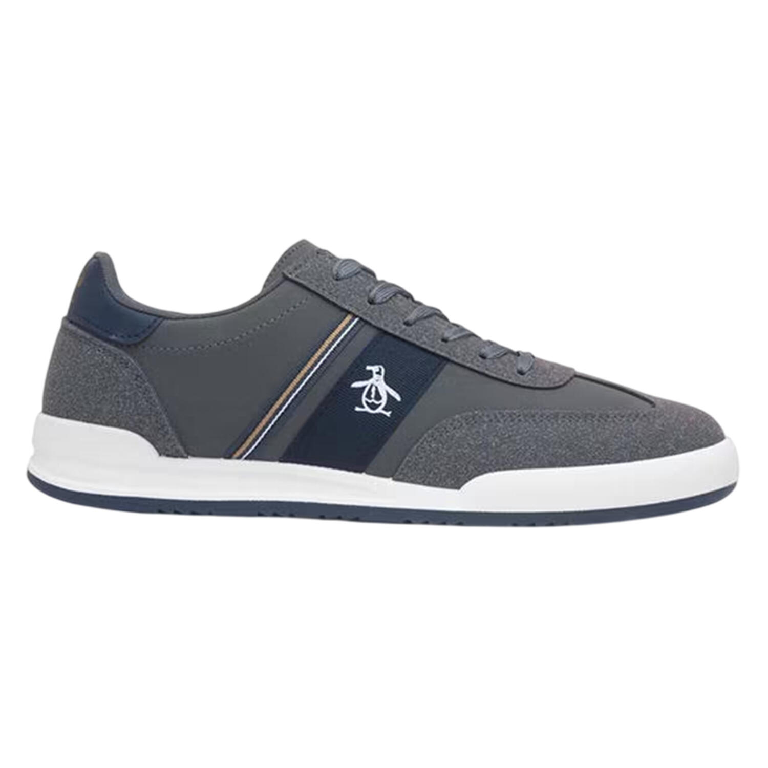 Original Penguin Mens Stripe Logo Trainers