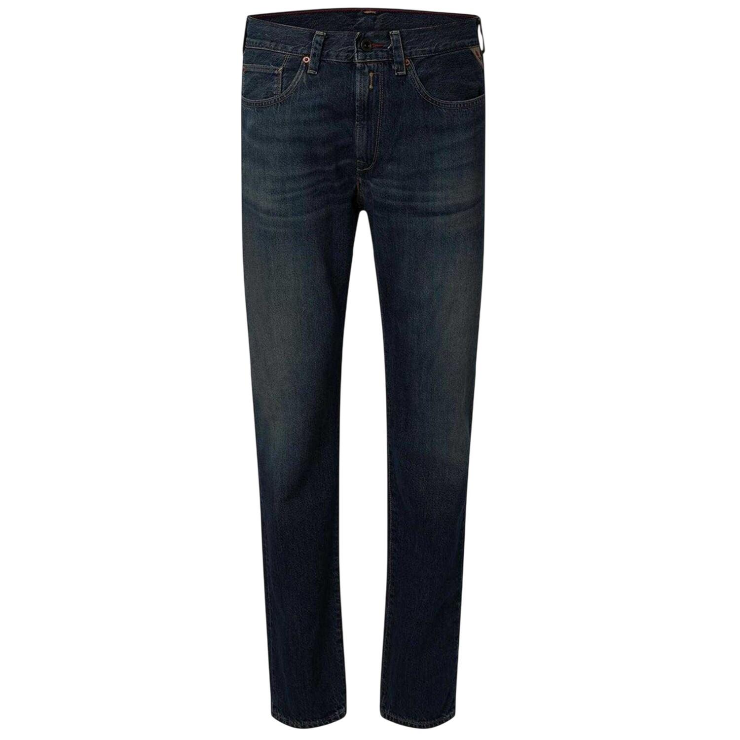 Replay Mens Neaal Cotton Slim Jeans