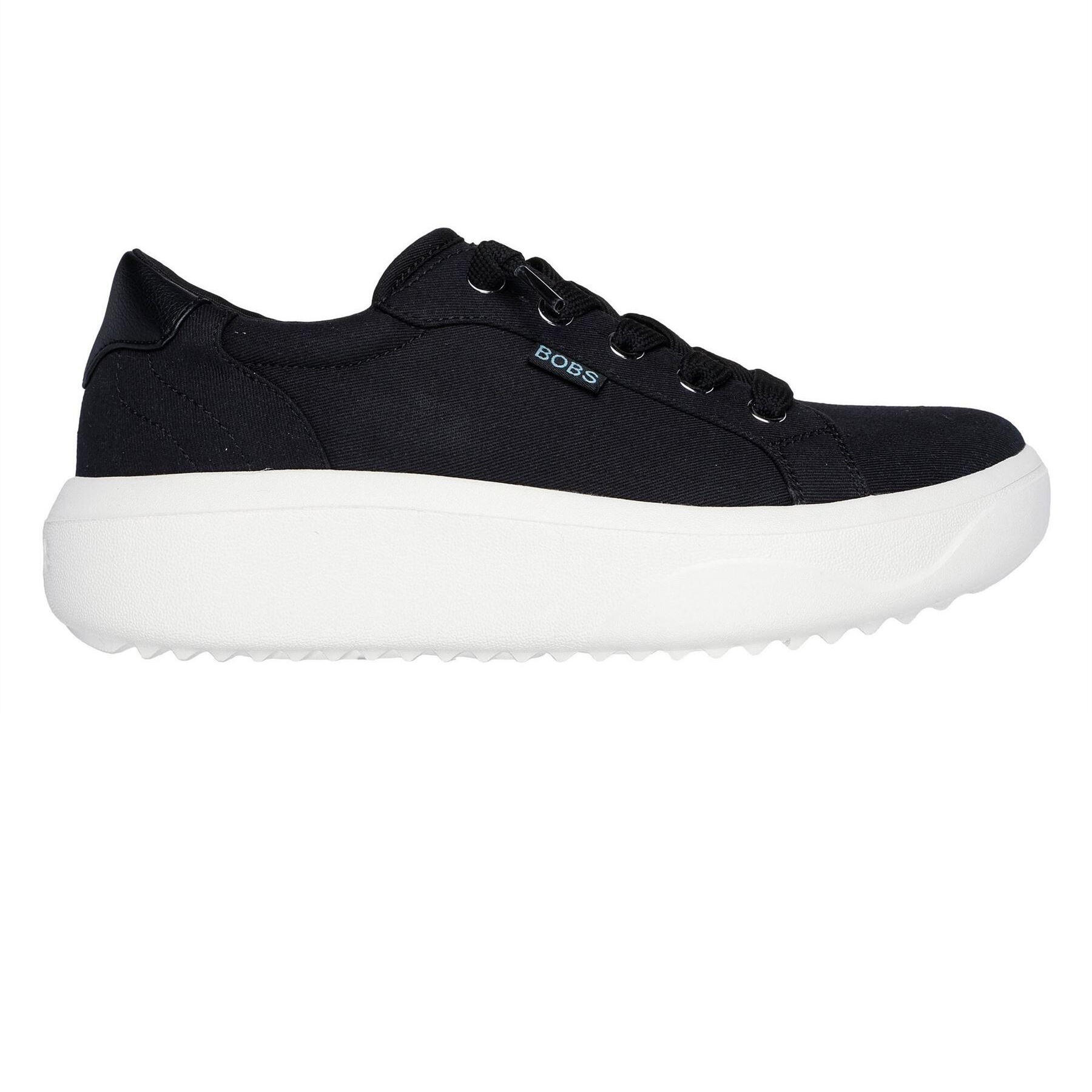 Skechers Womens/Ladies Popupsmax Canvas Platform Trainers