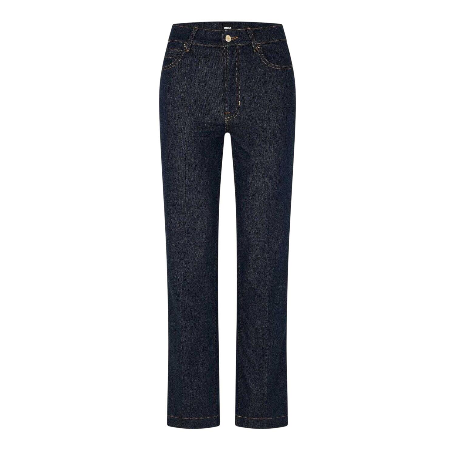 Boss Womens/Ladies ADA HR Straight Leg Jeans