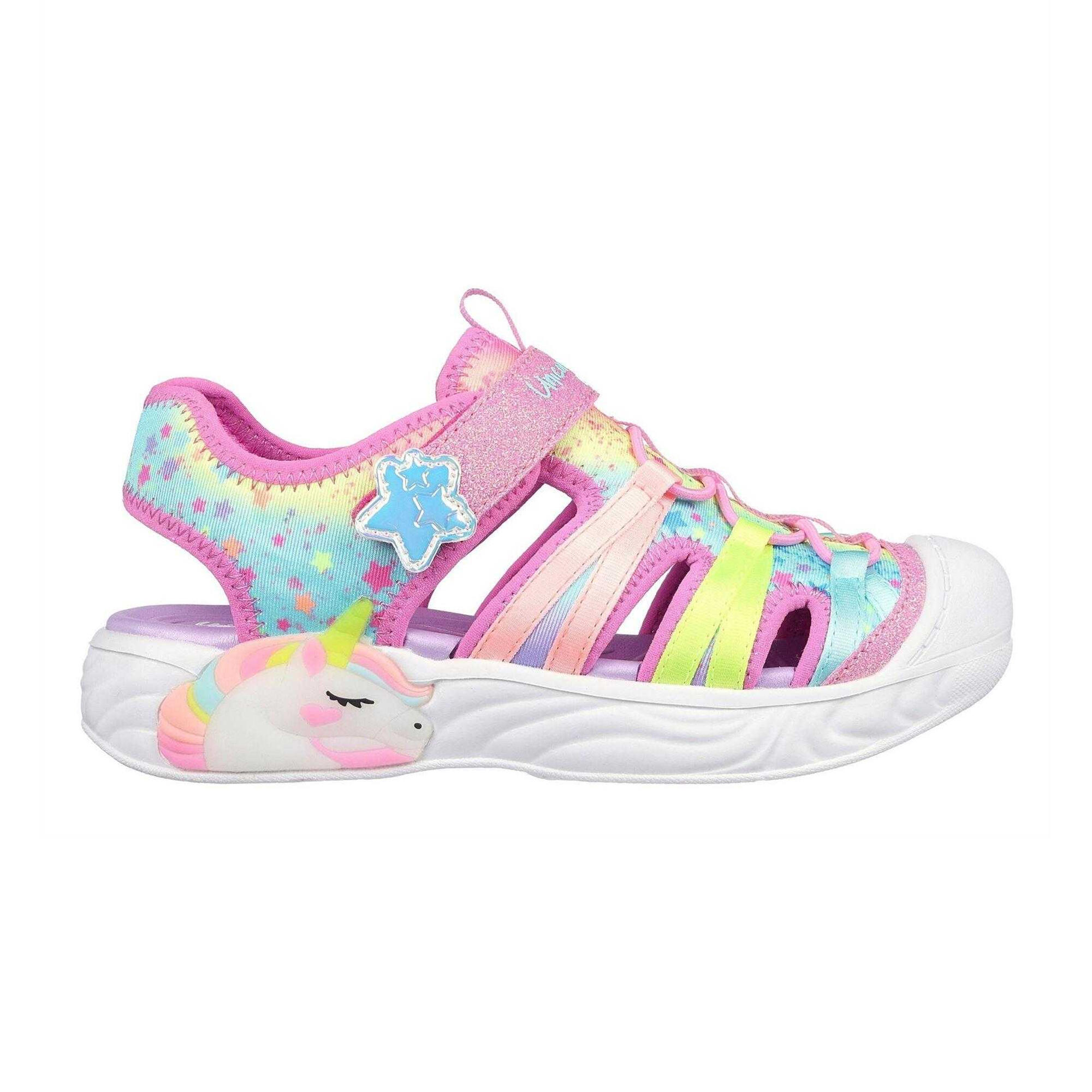 Skechers Toddler Unicorn Synthetic Sandals