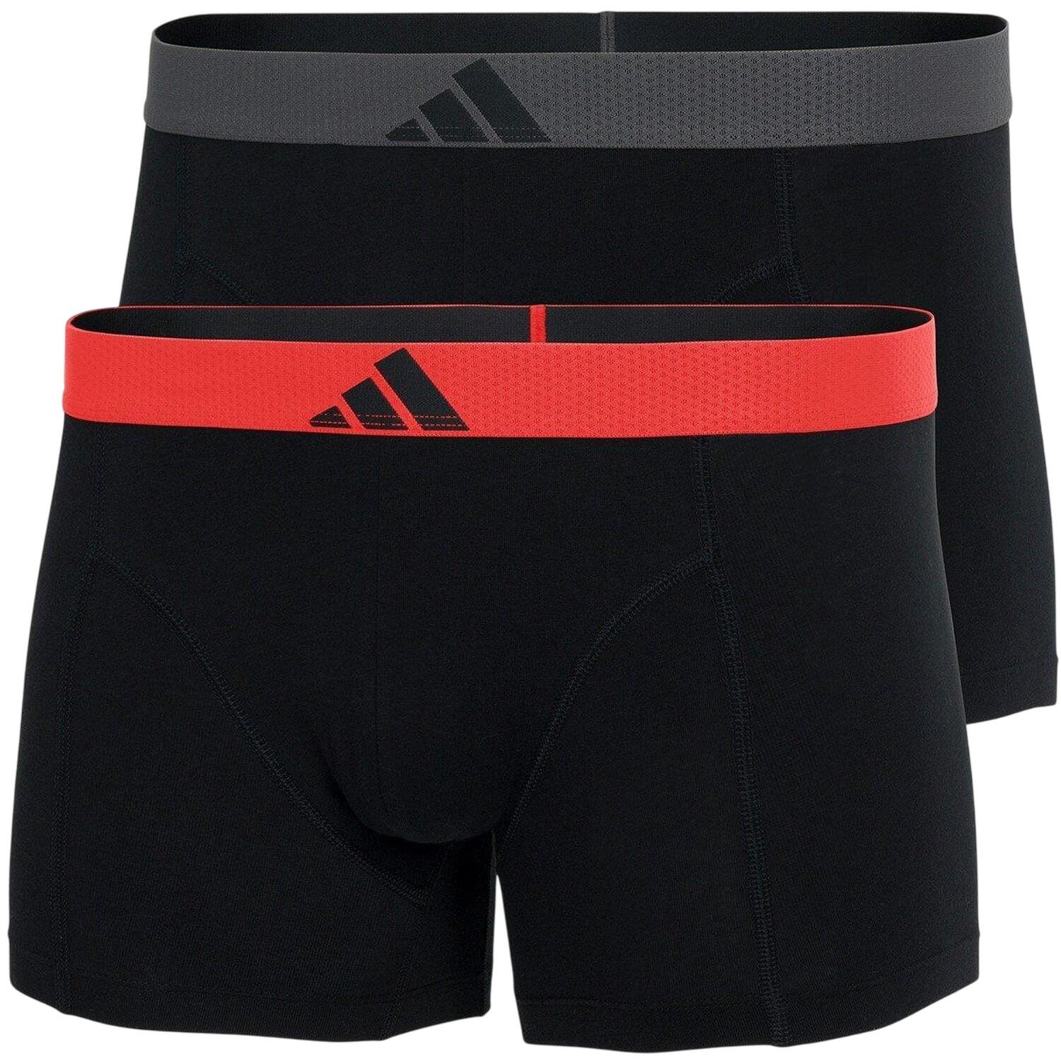 Adidas Mens Active Flex Boxer Briefs (Pack of 2)