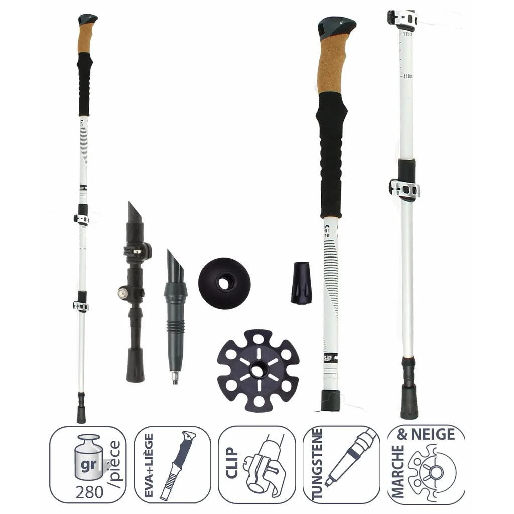Speed-lock cork trekking pole Élémenterre Apagado