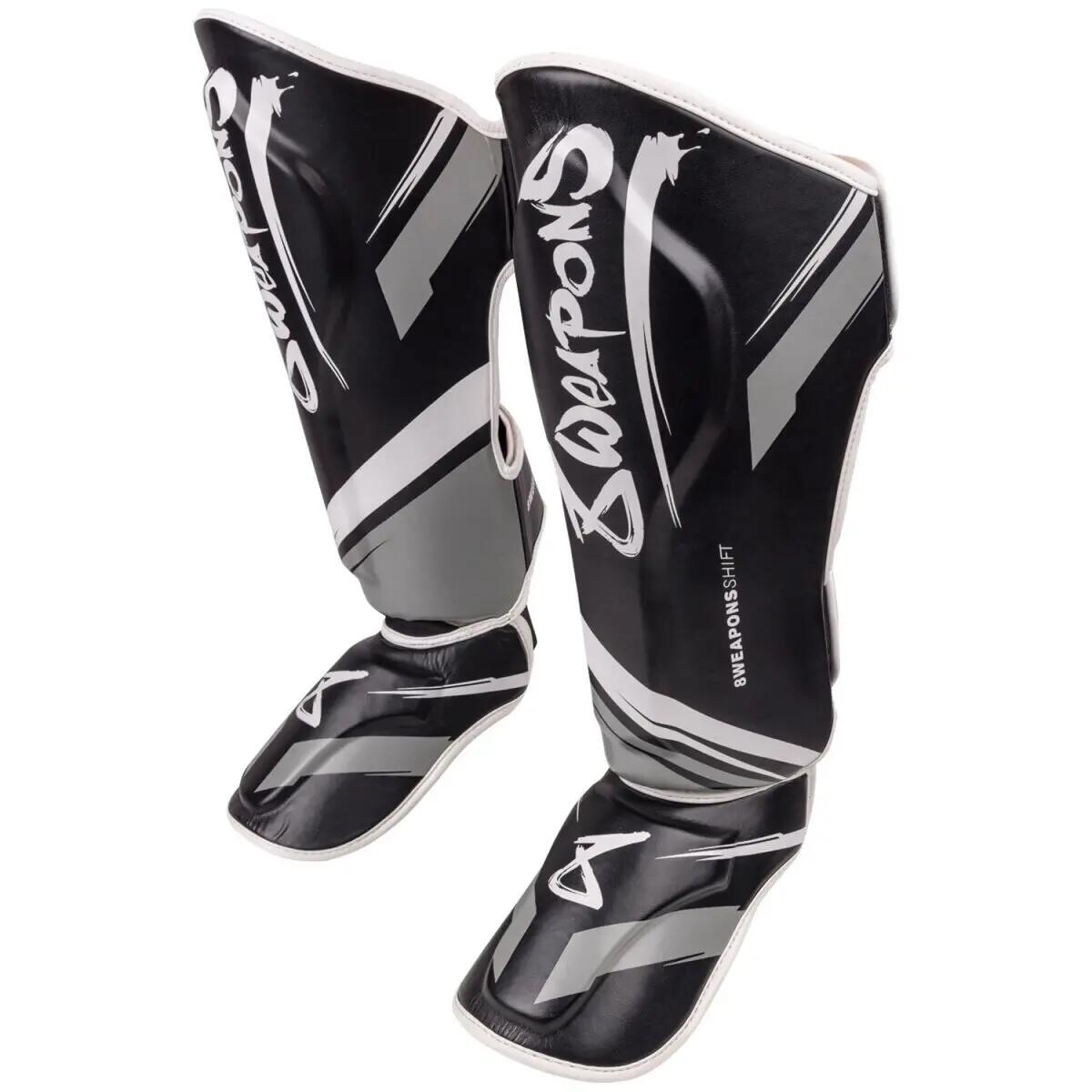 8 WEAPONS Shin Guards, Shift, black-white, L 2/8