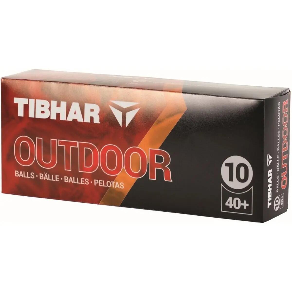 Pelota de tenis de mesa Outdoor Tibhar (x10) 2/2