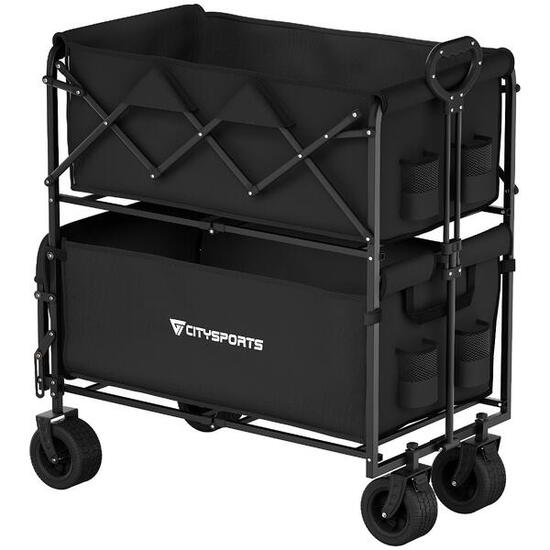 Chariot de Camping Pliable. Chariot de Transport Pliant pour Matériel de Camping