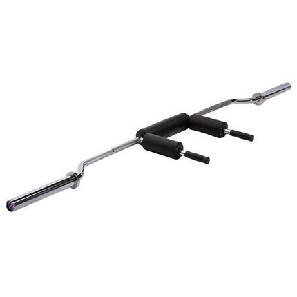 Olympische SZ-Langhantel 2300 mm GOL320 + Lock Jaw Verschlüsse SCHWARZ – HMS