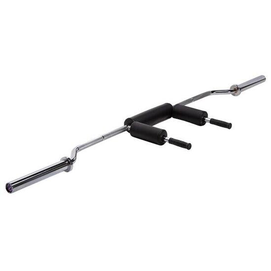 Olympische SZ-Langhantel 2300 mm GOL320 + Lock Jaw Verschlüsse SCHWARZ – HMS