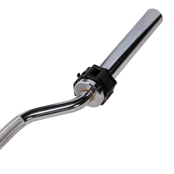 Olympische SZ-Langhantel 2300 mm GOL320 + Lock Jaw Verschlüsse SCHWARZ – HMS 4/7