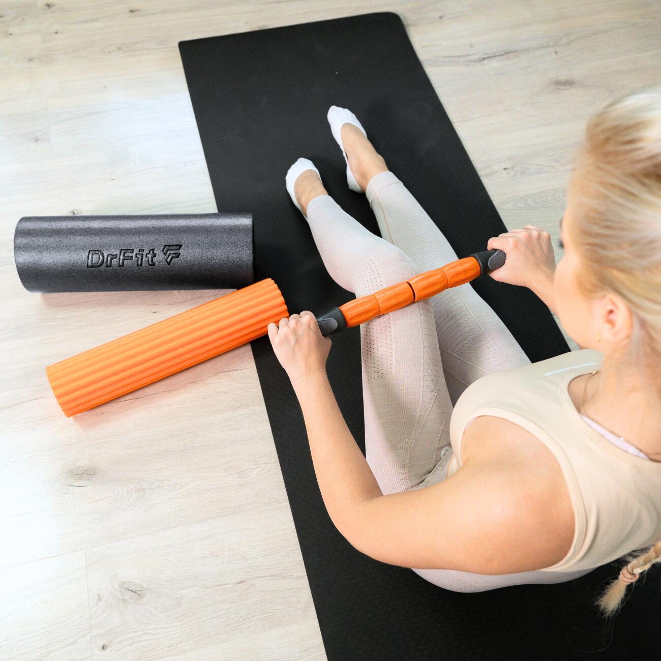 Wałek do Masażu 3w1 Roller do Ćwiczeń i Rolowania DrFit 3/7