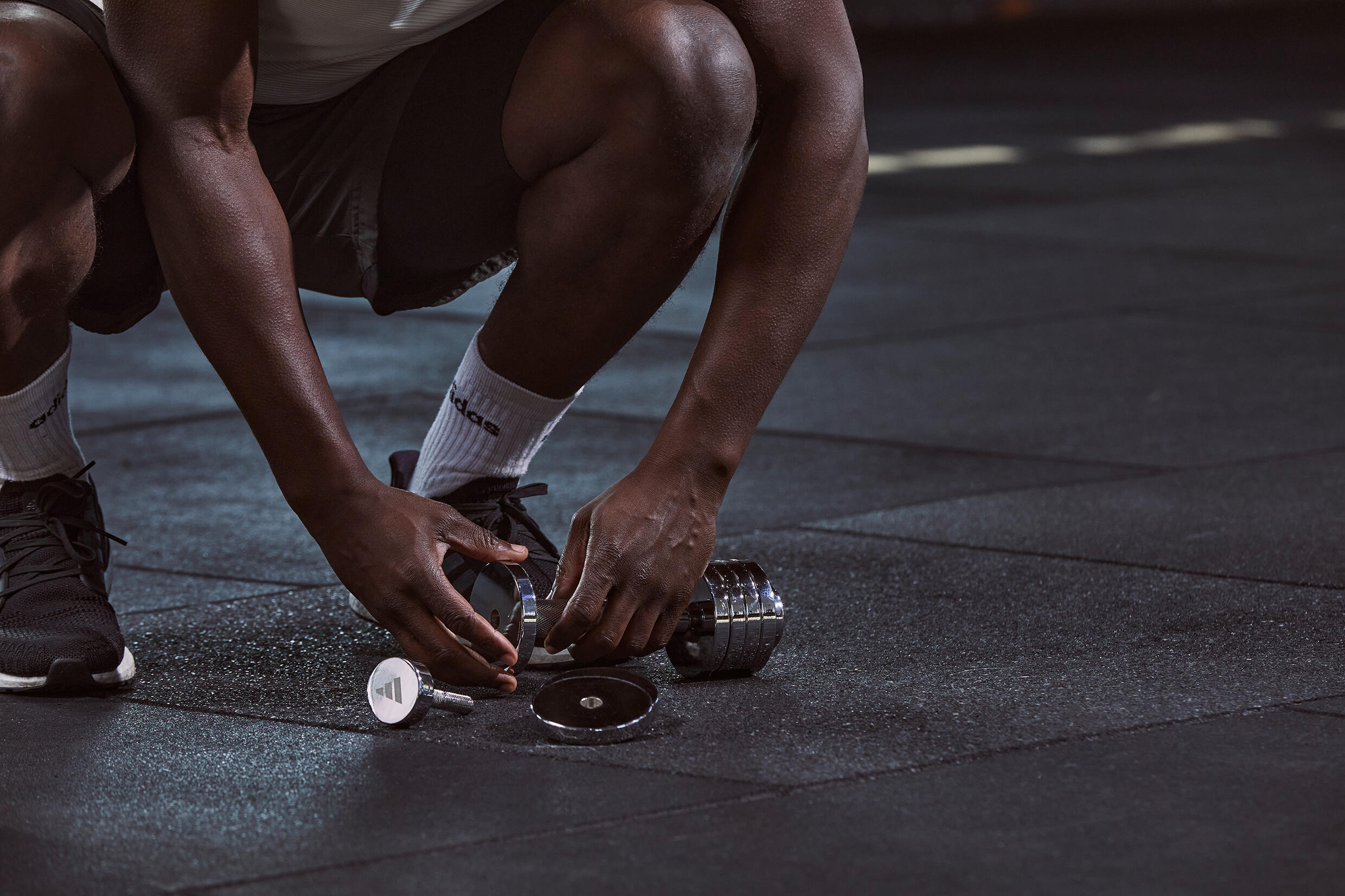 Adjustable Chrome Dumbell 9/10