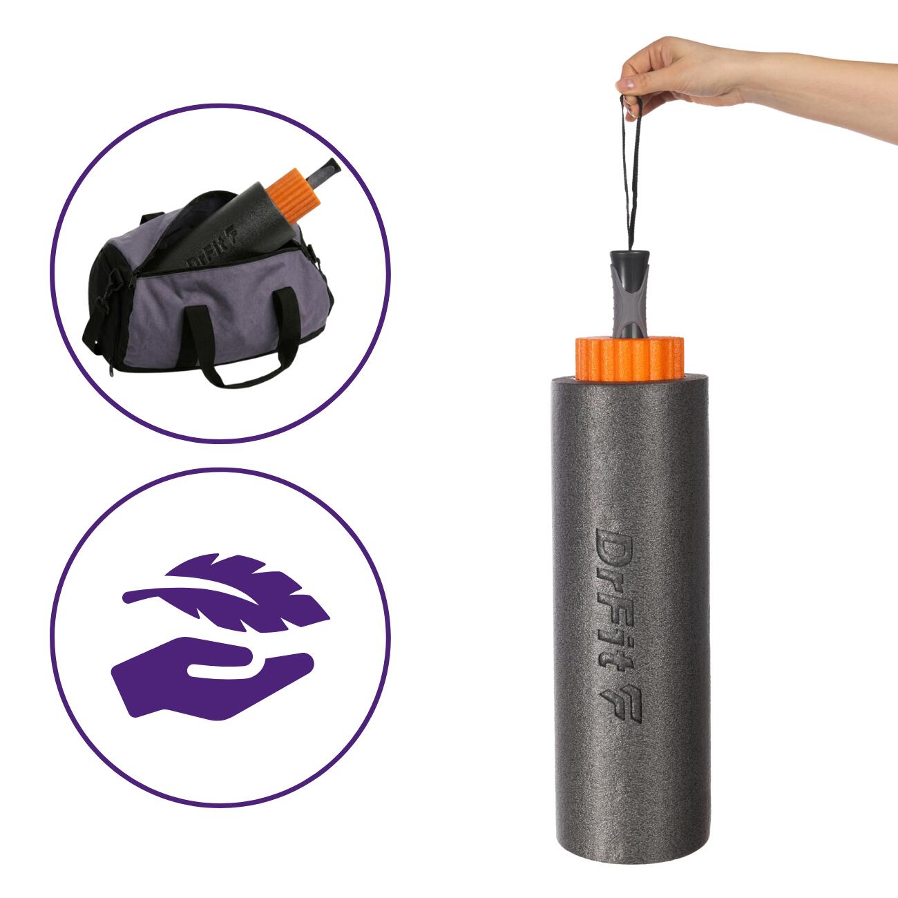 Wałek do Masażu 3w1 Roller do Ćwiczeń i Rolowania DrFit 4/7