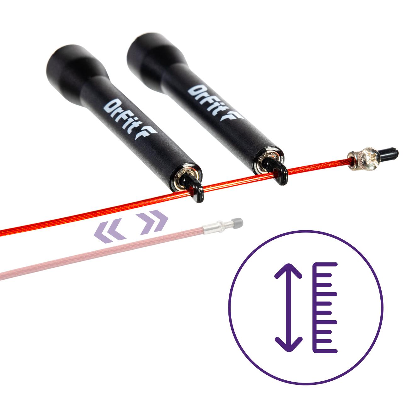 Skakanka Speed Rope z regulacją długości DrFit 4/5