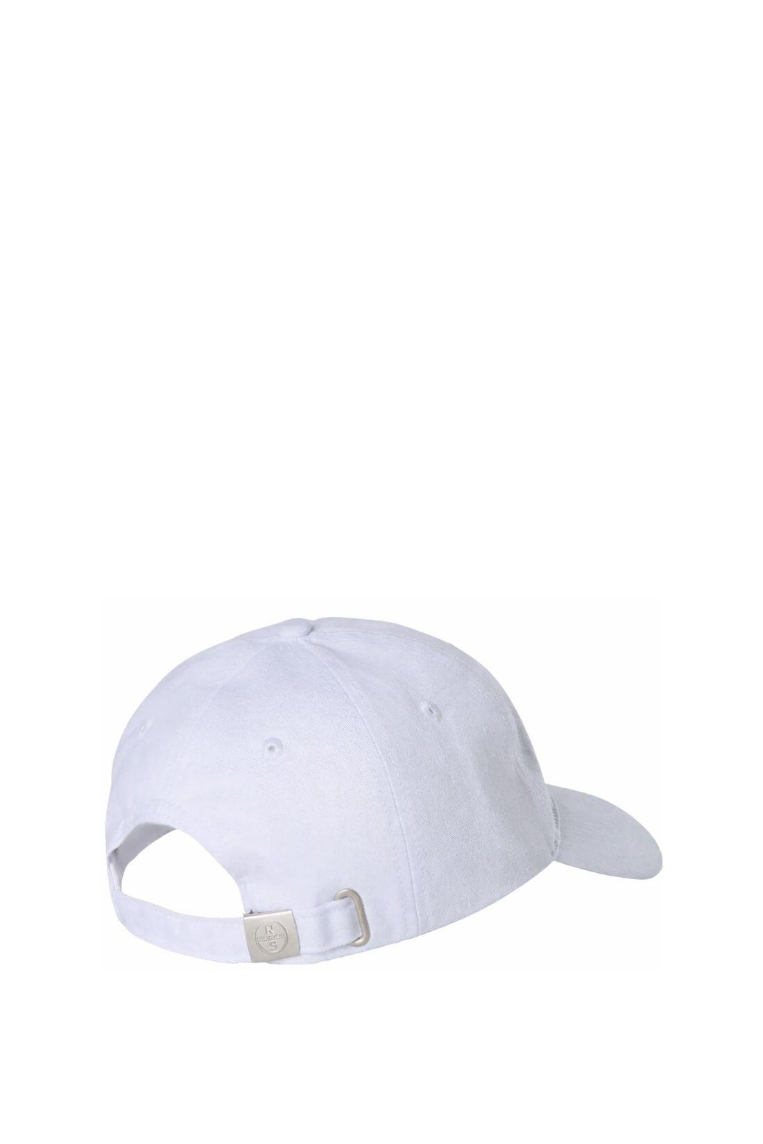 NORTH SAILS - Cappellino uomo in cotone con logo, colore Bianco, misura OS 2/3