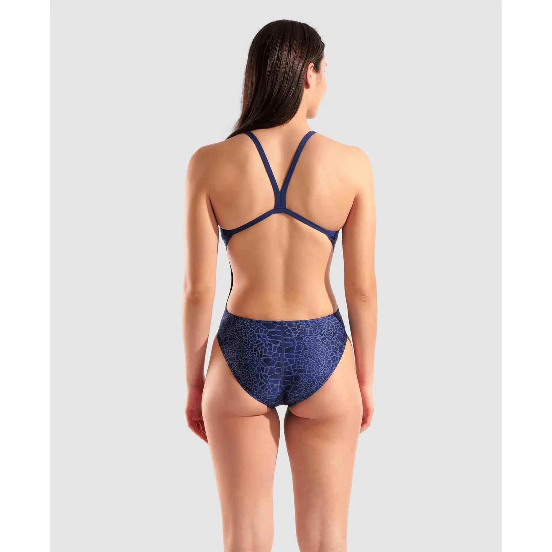 Maillot de bain 1 pièce femme Arena Snakeskin Challeng Back 2/5