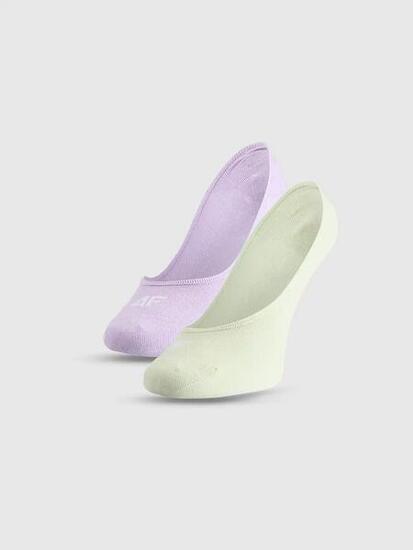Unsichtbare Damen-Freizeitsocken, 2 Paar