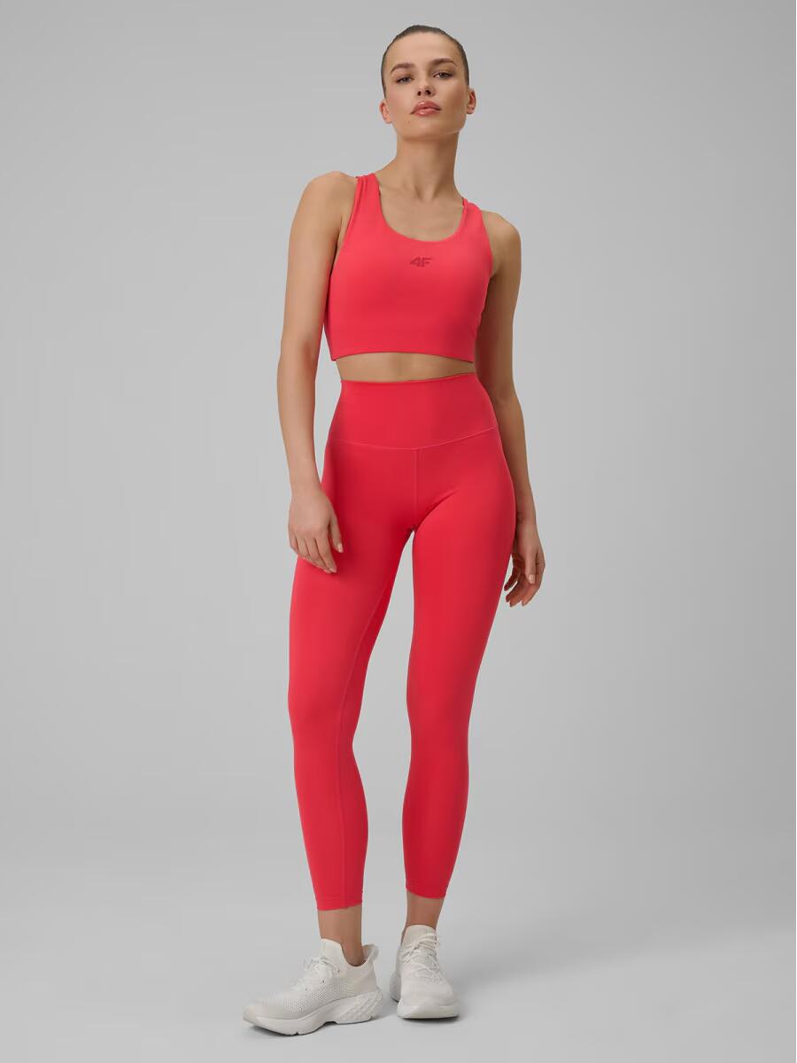 Legginsy fitness z wysokim stanem i kieszonką damskie