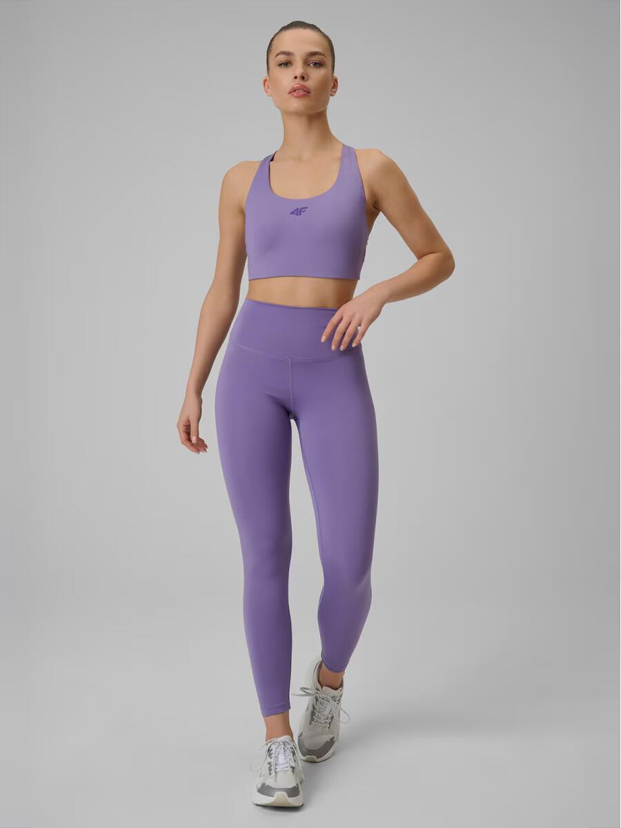 Legginsy fitness z wysokim stanem i kieszonką damskie