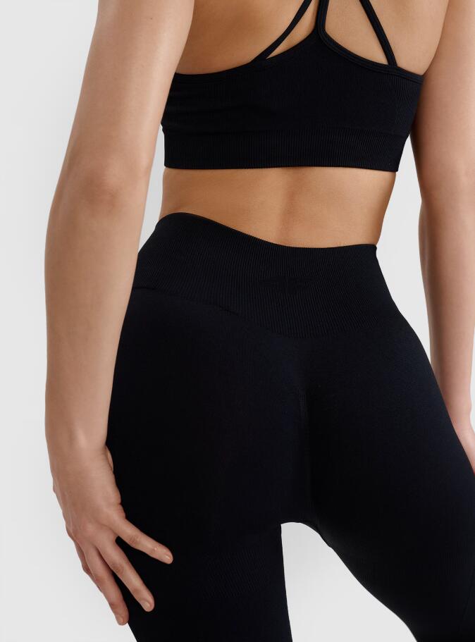 Leggings da fitness push-up senza cuciture da donna per yoga e pilates 6/7