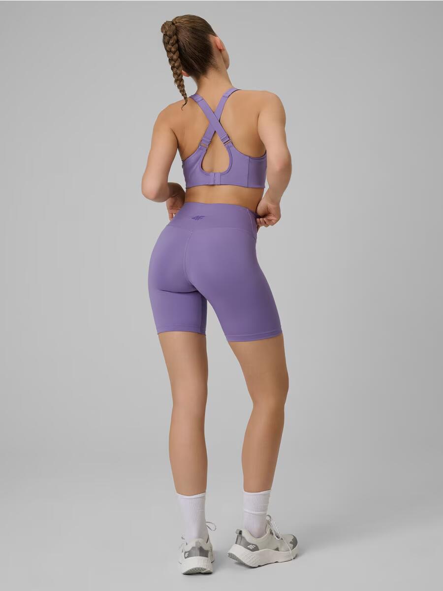 legging court d'entraînement taille haute sans coutures pour femmes 3/7