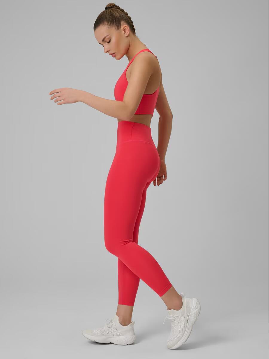Legginsy fitness z wysokim stanem i kieszonką damskie 3/7