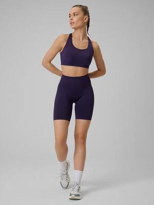 Naadloze, korte hardlooplegging met hoge taille voor dames