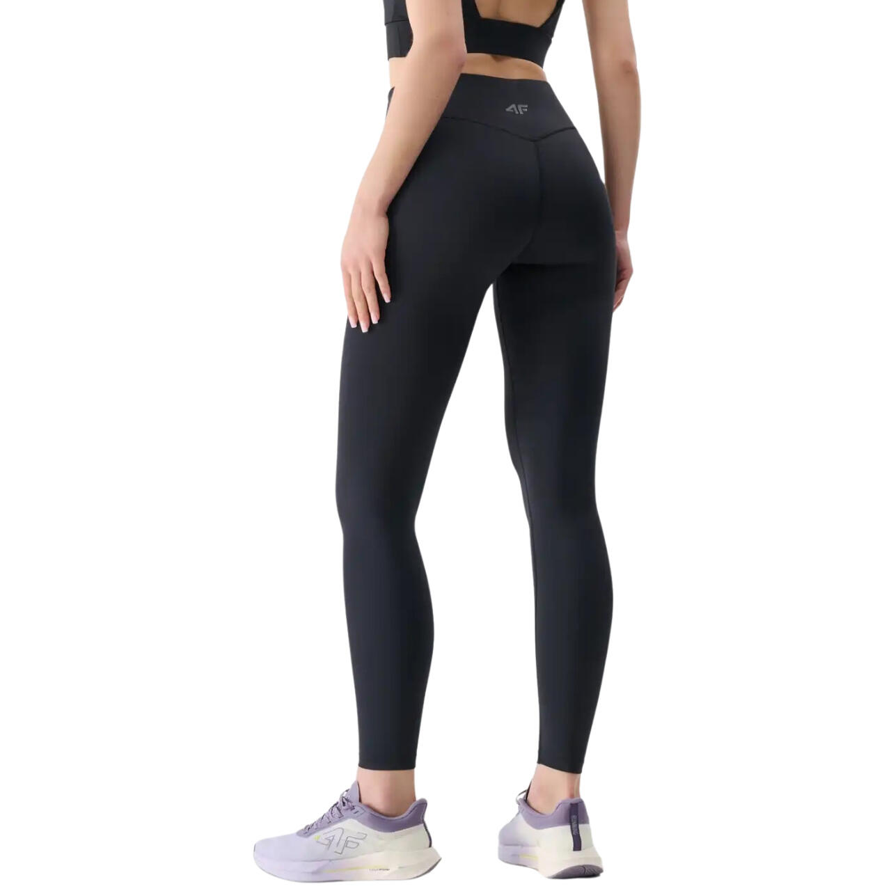 Legginsy fitness z wysokim stanem i kieszenią damskie 2/4