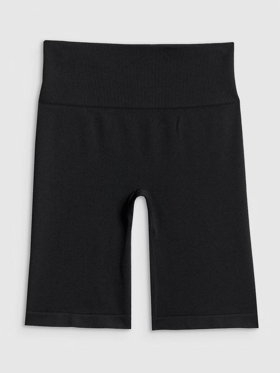 Nahtlose, hochgeschnittene kurze Laufleggings für Damen 7/7