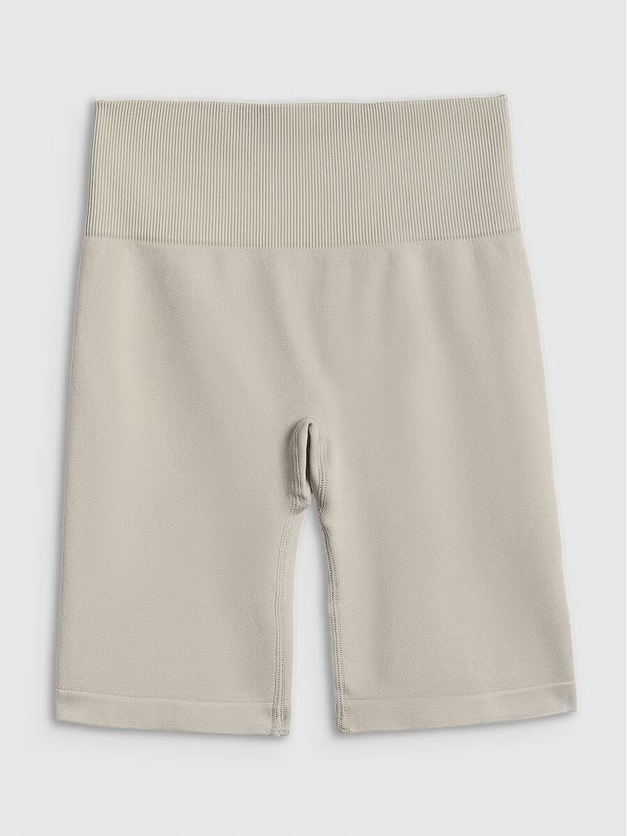 Nahtlose, hochgeschnittene kurze Laufleggings für Damen 7/7