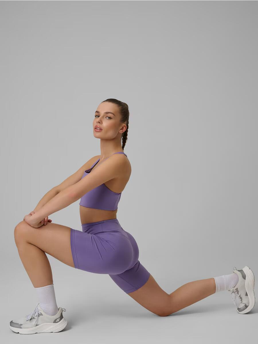 legging court d'entraînement taille haute sans coutures pour femmes 4/7