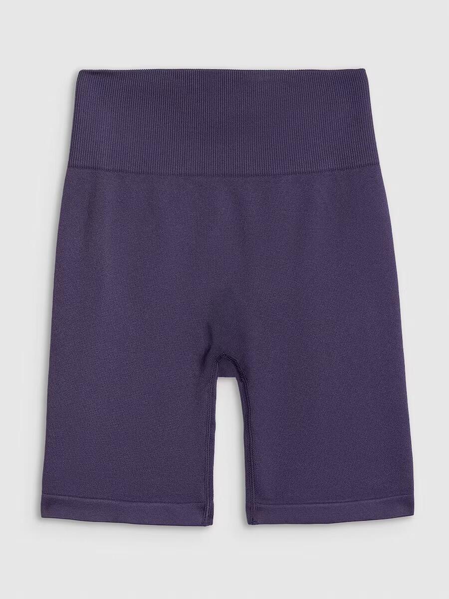 Naadloze, korte hardlooplegging met hoge taille voor dames 7/7
