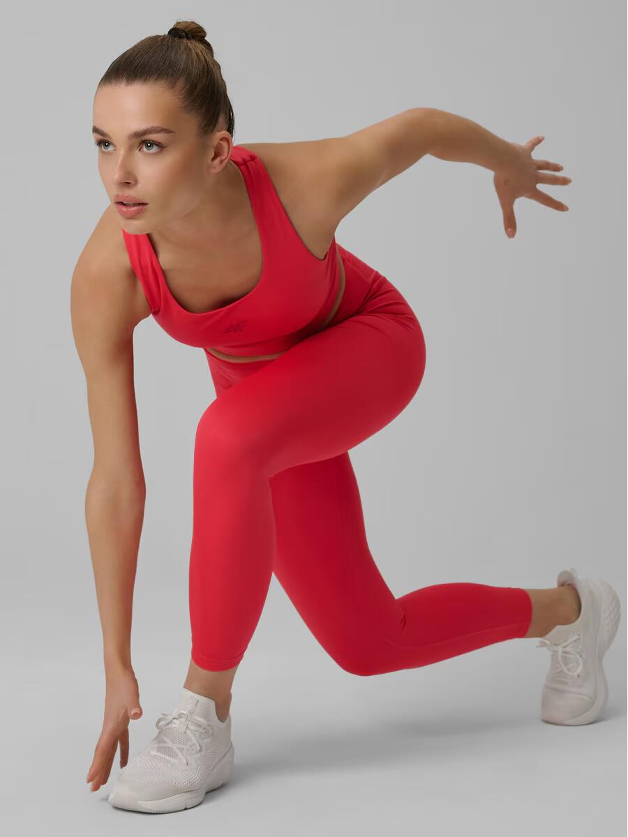 Legginsy fitness z wysokim stanem i kieszonką damskie 4/7
