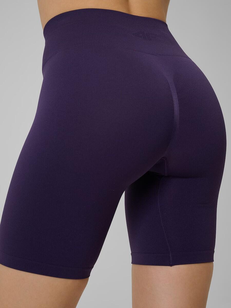 Naadloze, korte hardlooplegging met hoge taille voor dames 5/7