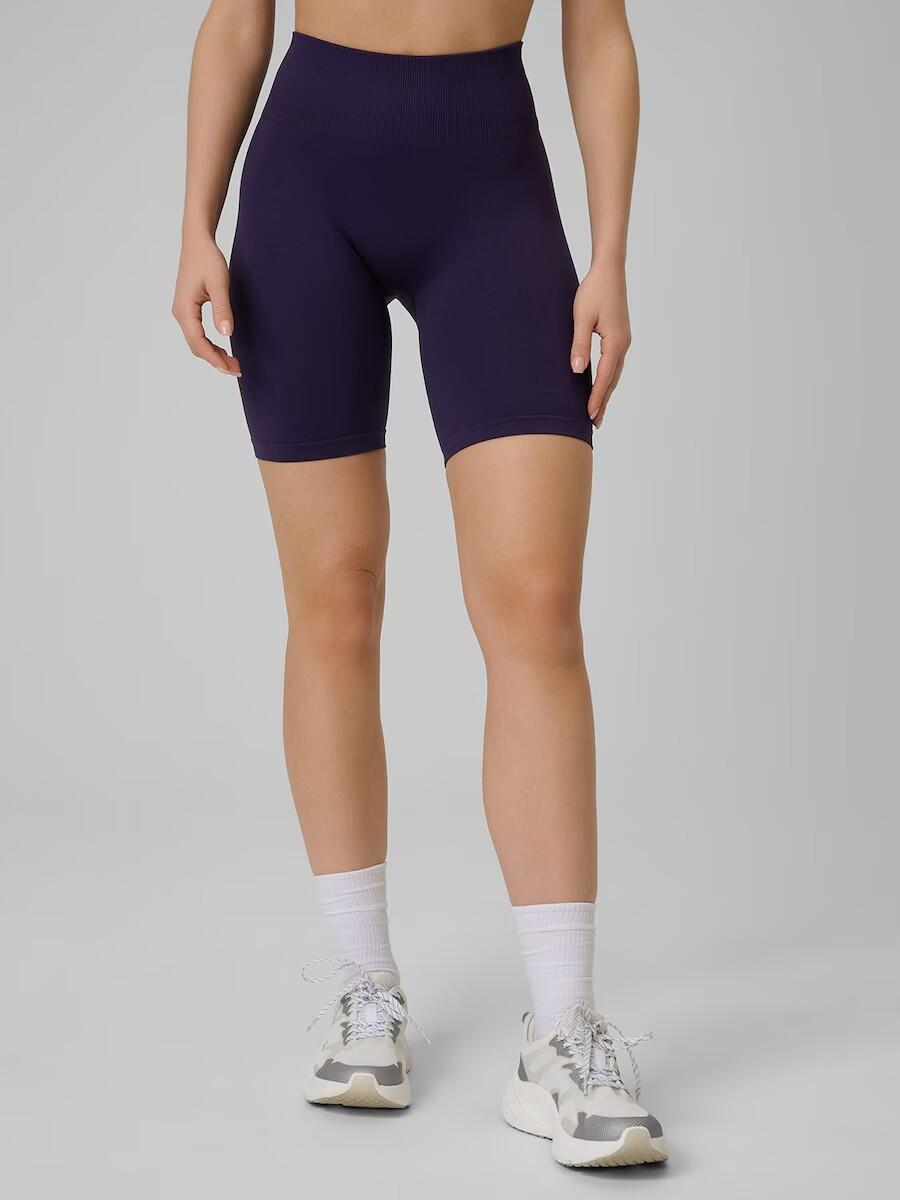 Naadloze, korte hardlooplegging met hoge taille voor dames 4/7