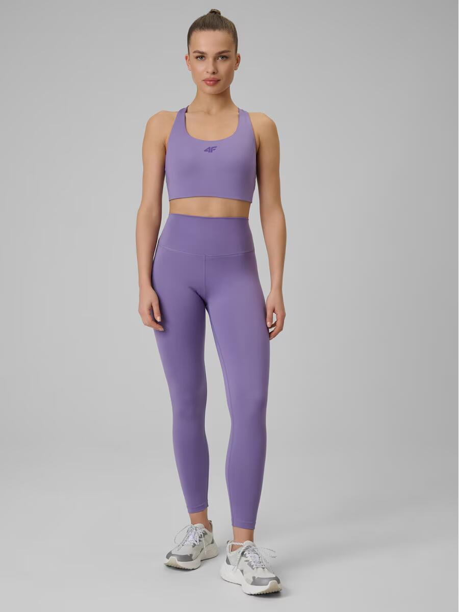 Leggings da fitness da donna a vita alta con tasca 4/7