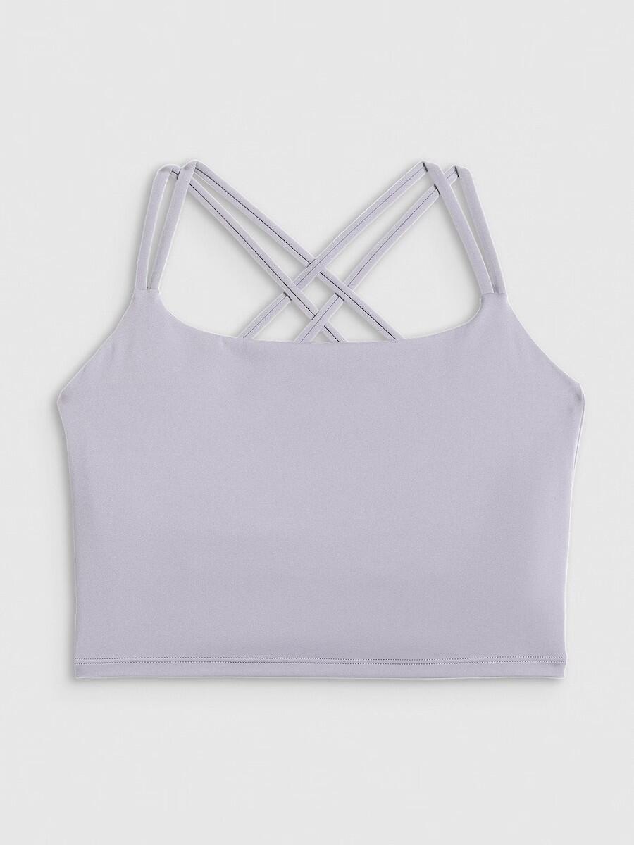 Top corto da yoga con reggiseno sportivo 7/7