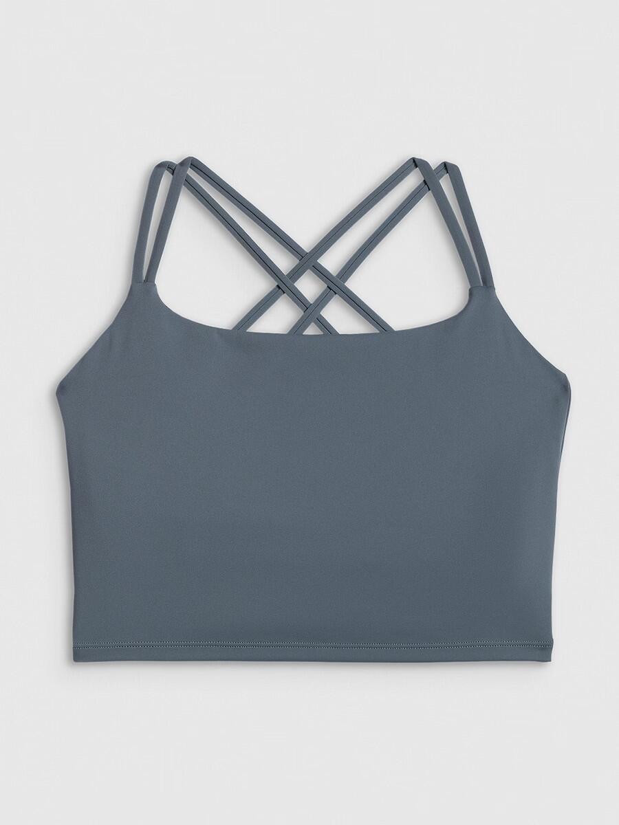 Haut court de yoga avec soutien-gorge de sport 7/7