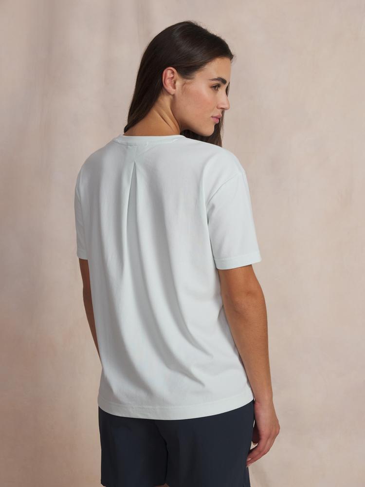 T-shirt manches longues - Femme - Encolure ronde - ROMEATEE Bleu 2/5