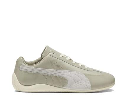 Baskets Puma modèle Puma Speedcat Patent "Pebble Gray" pour homme
